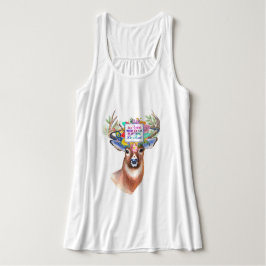 Farbenfrohe Inspirationsblütenwild Tank Top