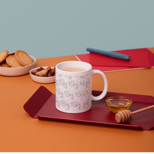 Farbenfrohe Jaipur-Wildblume Kaffeetasse (Colorful Jaipur Wildflower mug.)