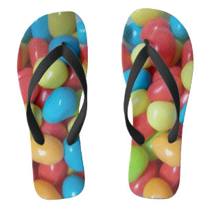 Farbenfrohe Jellybeans-Paare von Flip Flops