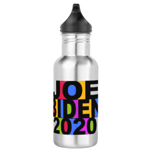 Farbenfrohe JOE BIDEN 2020 Wasserflaschen Edelstahlflasche