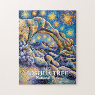 Farbenfrohe Joshua Tree Natur Moderne Van Gogh Art