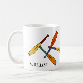 Farbenfrohe Juggling Clubs Jugglers Personalisiert Kaffeetasse