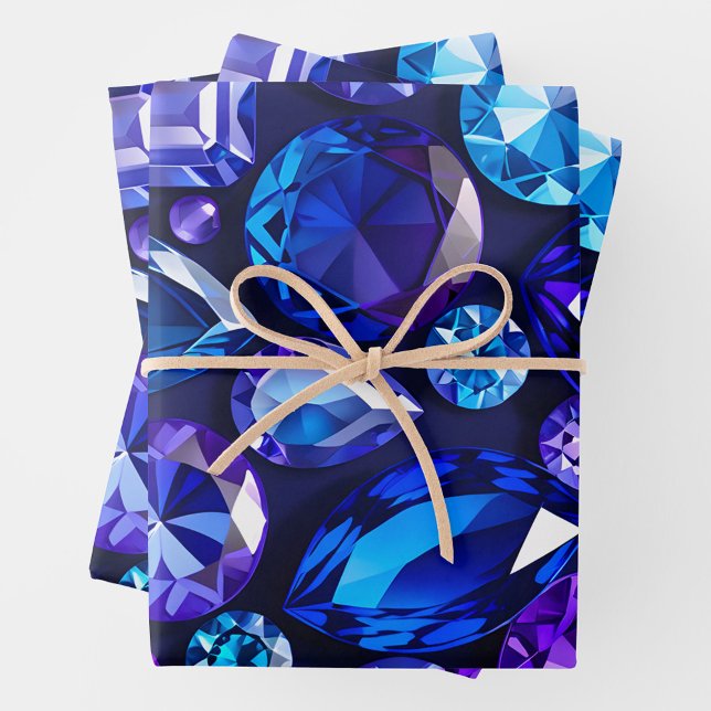 Farbenfrohe Juwel Art Wrapping Paper Sheets Geschenkpapier Set (Von Creator hochgeladen)