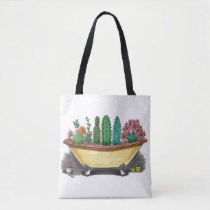 Farbenfrohe Kakteen Tasche