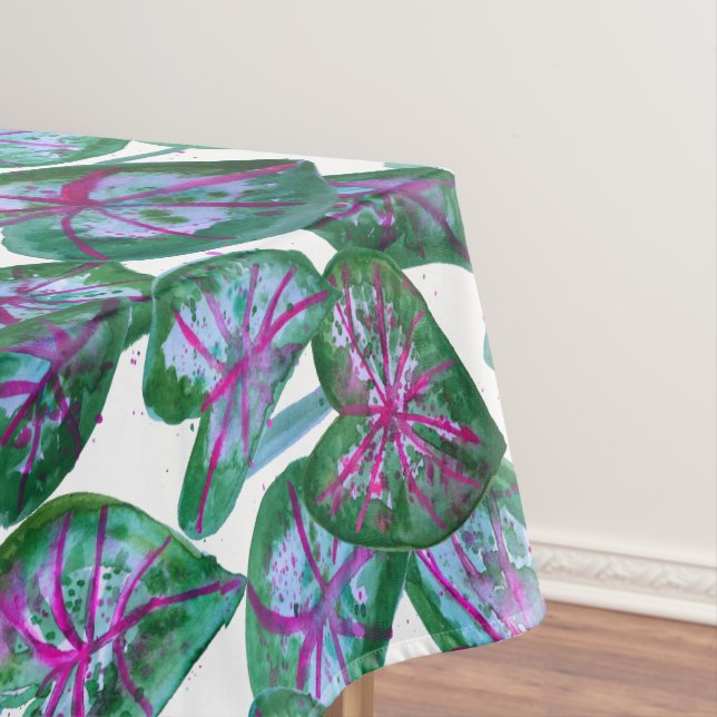 Farbenfrohe Kaladien Wasserfarbenleder Muster Rosa Tischdecke (Beispiel)