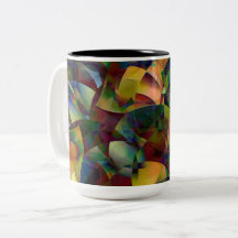 Farbenfrohe, kaleidoskopische Abstrakte Kunst