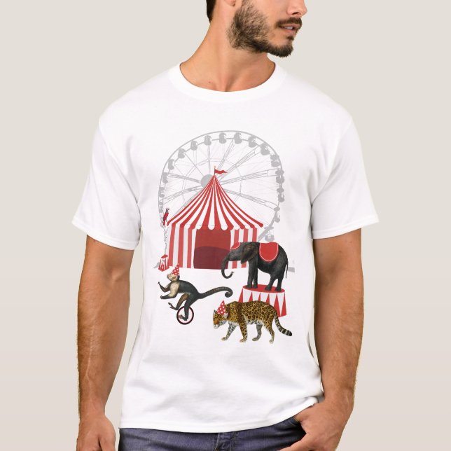 Farbenfrohe Karnevalsfestspiele Thementiere Große  T-Shirt (Vorderseite)