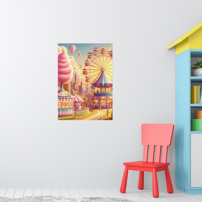 Farbenfrohe Karnevalsmesse Poster (Kinderzimmer 1)