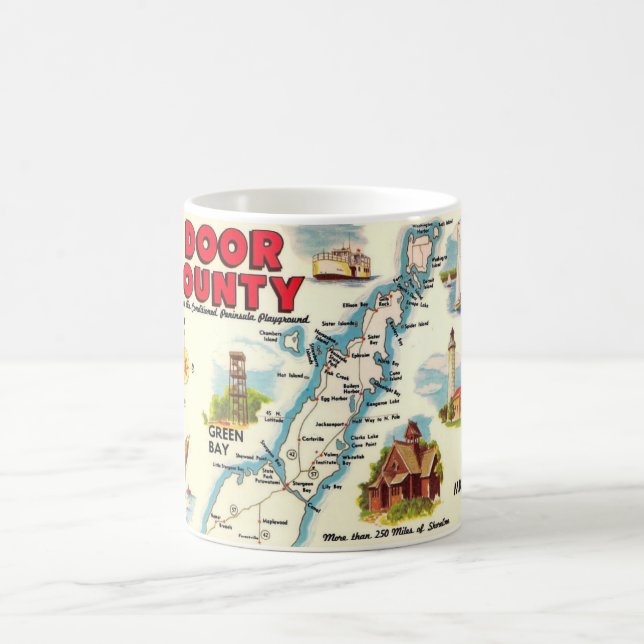 Farbenfrohe Karte der Türe Landkreis Tasse (Mittel)