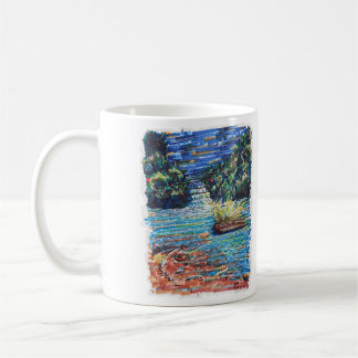 Farbenfrohe Kaskade Kaffeetasse