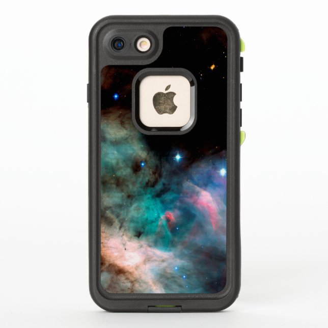 Farbenfrohe Kaulquappgalaxie von Hubble (Rückseite)