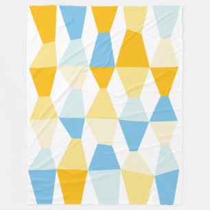 Farbenfrohe Keile 161214b Fleecedecke
