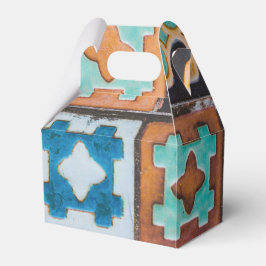 Farbenfrohe Keramik Fliesen Muster Design Geschenkschachtel