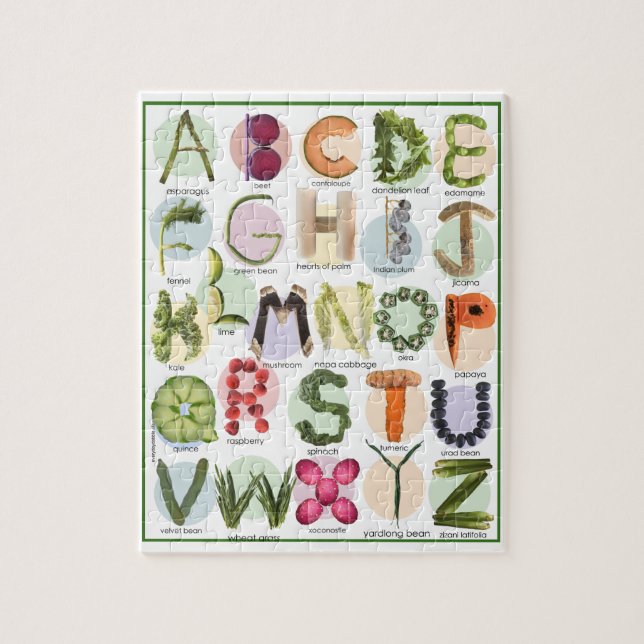 Farbenfrohe Kinder Alphabet Puzzle - Erziehungsnah (Vertikal)