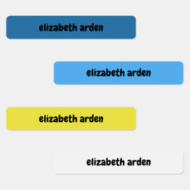 Farbenfrohe Kinder in der Schule versorgt Wasserfe Etiketten