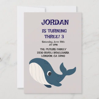 Farbenfrohe Kindergeburtstag Card EINLADUNG