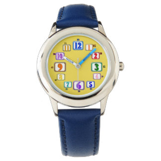 Farbenfrohe Kinderuhr Armbanduhr
