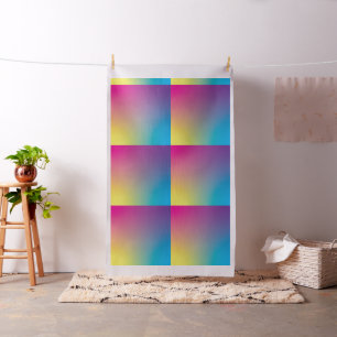 Farbenfrohe Kissenplatz Rainbow Pink Stoff