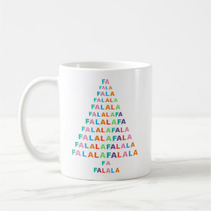 Farbenfrohe Klassische FA LA LA LA Saison Kaffeetasse