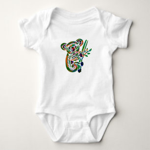 Farbenfrohe Koala Bear Lover Geschenk Baby Strampler