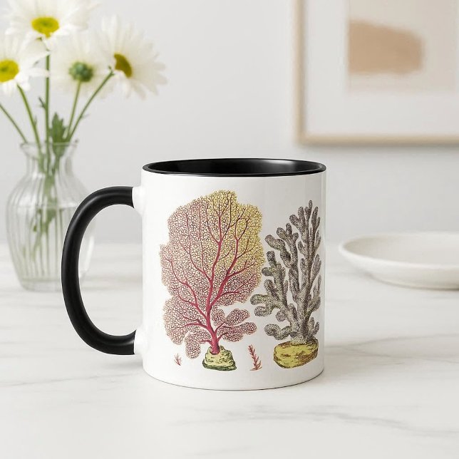 Farbenfrohe Korallenriffe im tropischen Meer Tasse (Colorful Coral reef in Tropical Sea Rocks Ocean Mug)