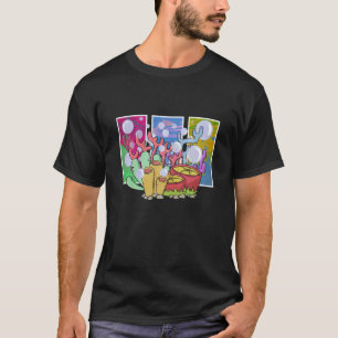 Farbenfrohe Korallenriffe Ozeanumwelt T-Shirt