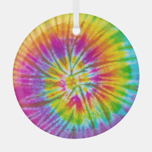 Farbenfrohe Krawatte-Färbung Abstrakt. Ornament Aus Glas