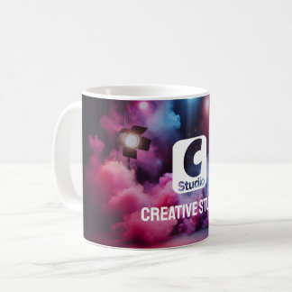 Farbenfrohe kühne Tasse mit kreativem Design für O
