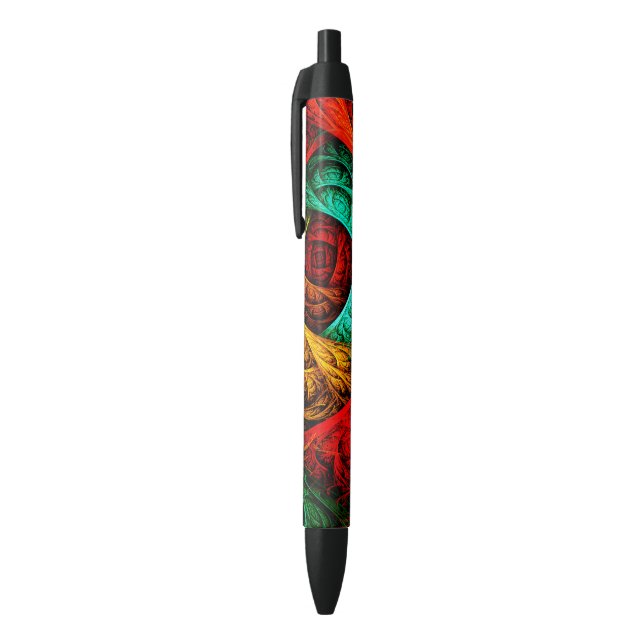 Farbenfrohe künstlerische Moderne Abstrakte Kunst  Kugelschreiber (Oberseite (Vertikal))