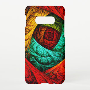 Farbenfrohe künstlerische Moderne Abstrakte Kunst  Samsung Galaxy S10E Hülle