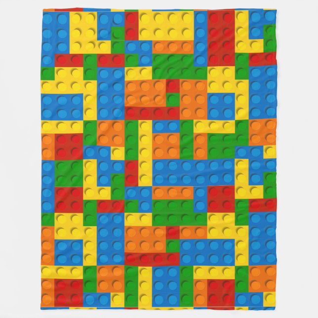 farbenfrohe Kunststoffdecke Fleecedecke (Vorderseite)