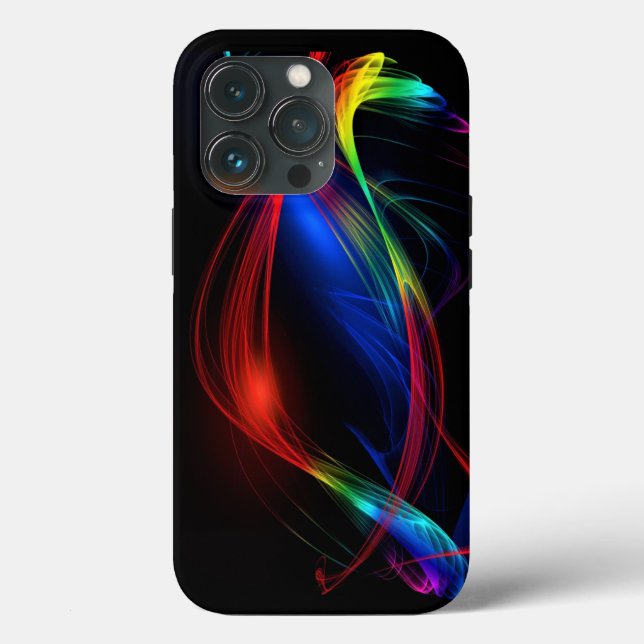 Farbenfrohe Lampen iPhone Case (Rückseite)