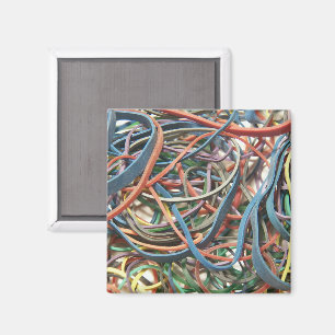 Farbenfrohe Latex Bands Magnet