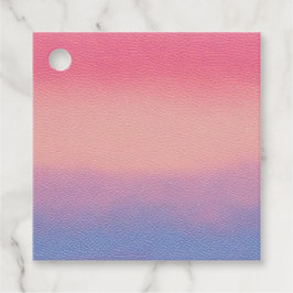 Farbenfrohe Lederkunst Geschenkanhänger