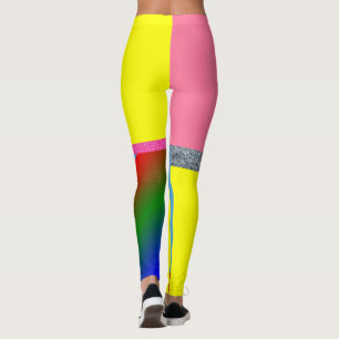 Farbenfrohe Leggings
