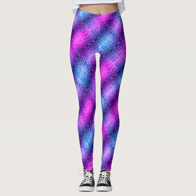Farbenfrohe Leggings (Vorderseite)