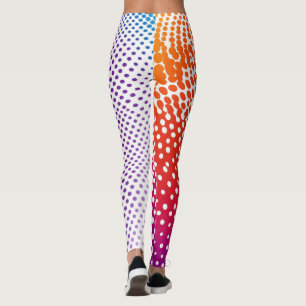 Farbenfrohe Leggings