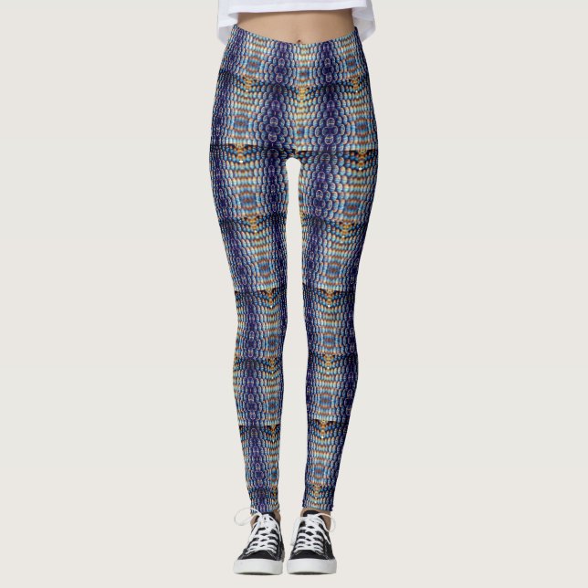 Farbenfrohe Leggings (Vorderseite)