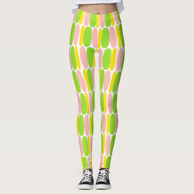 Farbenfrohe Leggings (Vorderseite)
