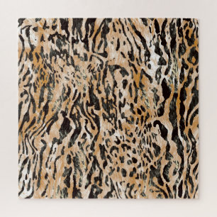 Farbenfrohe Leopard Meter Textile Muster