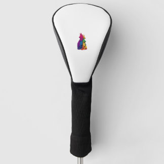 Farbenfrohe LGBT Pride German Shepherd Dog Pile Golf Headcover