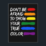 Farbenfrohe LGBTQ Gay Lesbian Que Postkarte<br><div class="desc">Farbenfrohe LGBTQ Gay Lesbian Que.</div>
