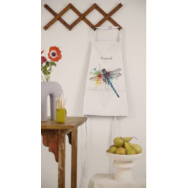 farbenfrohe Libelle anpassbar Schürze