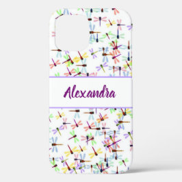 farbenfrohe Libellen personalisiert Case-Mate iPhone Hülle