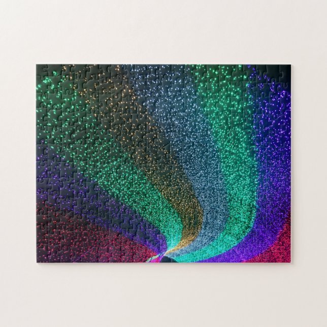 Farbenfrohe Lichter Jigsaw Puzzle (Horizontal)