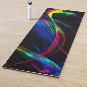 Farbenfrohe Lichter Yoga Mat Yogamatte