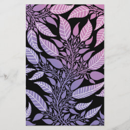 Farbenfrohe Lila und rosa Leafondesign Seifenwrap