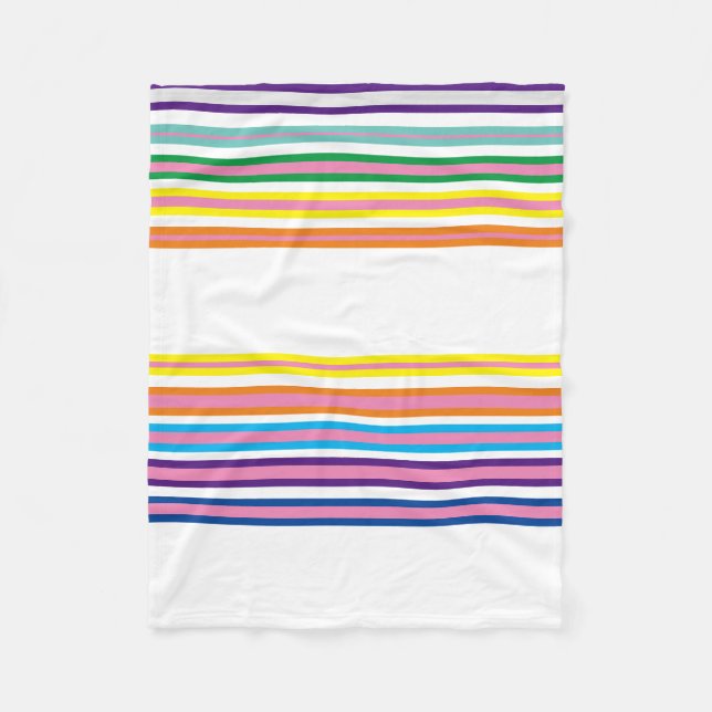 Farbenfrohe Lining Top Qualität Fleecedecke (Vorderseite)