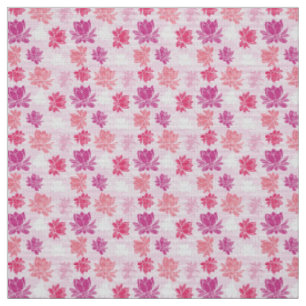 Farbenfrohe Lotus-Blume Stoff