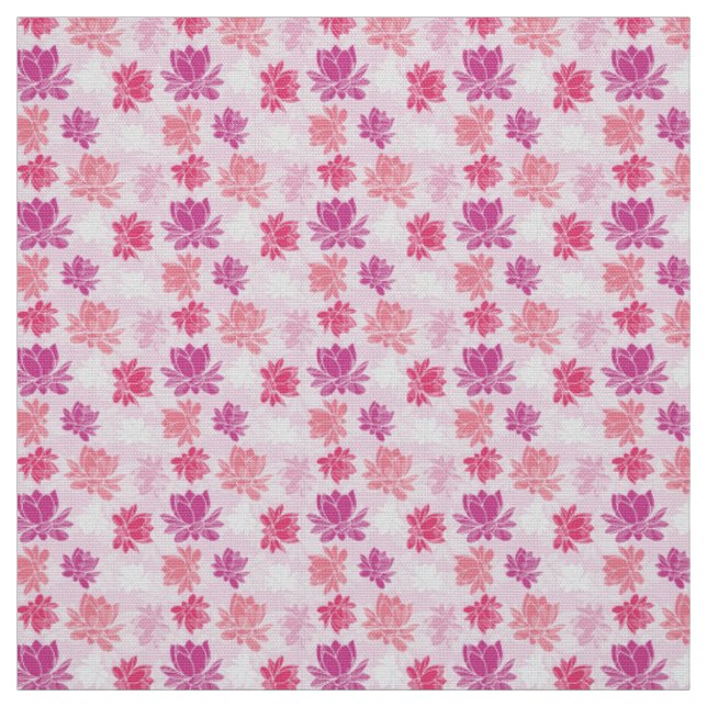 Farbenfrohe Lotus-Blume Stoff (Muster)